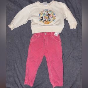 Disney and H&M girl outfit